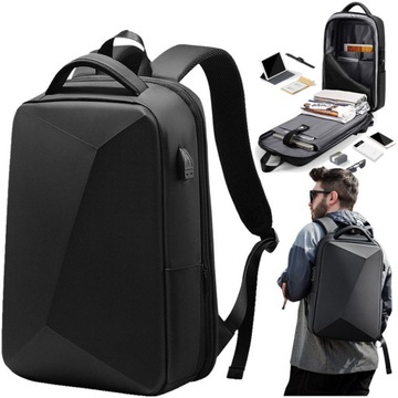 Plecak na laptopa antykradzieżowy wodoodporny pojemny 20-32L TSA + GRATIS