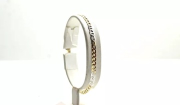 ZŁOTA BRANSOLETKA PR.585 DŁ.18CM. 3.38G