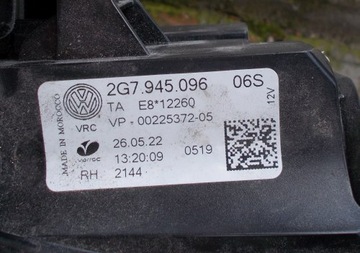 SVĚTLO PRAVÝ ZADNÍ VW TAIGO 2G7945096