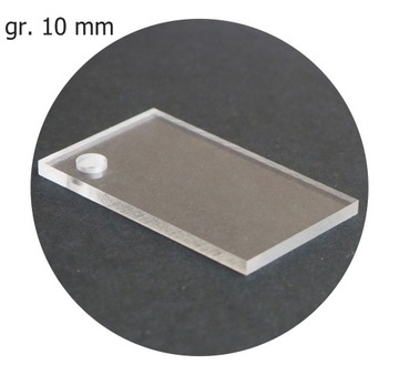 PŁYTA Plexi bezbarwna 10mm WYLEWANA NA WYMIAR