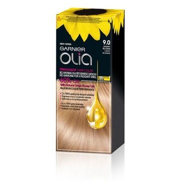 GARNIER OLIA FARBA DO WŁOSÓW JASNY BRĄZ 9.0