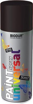 FARBA EMALIA W SPRAYU AEROZOL UNIWERSALNY GŁĘBOKA CZERŃ BŁYSZCZĄCA 400 ml