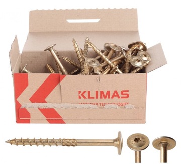 WKRĘTY CIESIELSKIE 8x220mm TORX ŁEB TALERZOWY