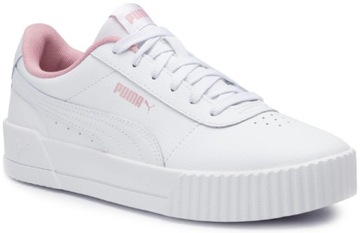 Buty Damskie Sportowe PUMA CARINA L JR 37067702 trampki lekkie skórzane
