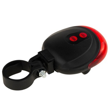 ЛАЗЕР ЗАДНЕГО ФОНА ВЕЛОСИПЕДА 5 СВЕТОДИОДНЫХ ЛАЗЕР ДЛЯ ЗАДНЕГО ФОНАРА ДОРОЖНОГО ОСВЕЩЕНИЯ