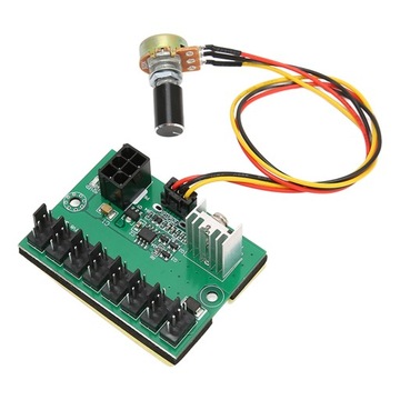 КОНТРОЛЛЕР ВЕНТИЛЯТОРА PWM 6PIN ПК 12В