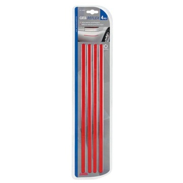 Светоотражающие красные полоски для бампера, 4 шт.