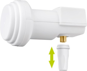 LNB Спутниковый конвертер Single Goobay 0,1 дБ 1xF