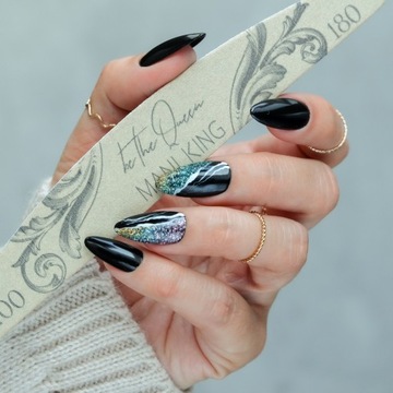 Пилочка для ногтей ROYAL Crescent Boat Manicure 100/180 Набор из 50 шт.