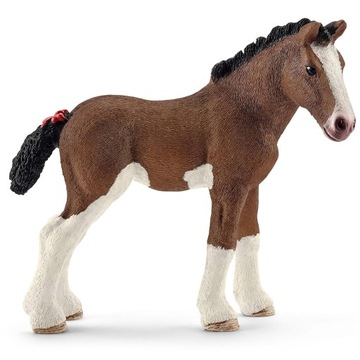 SLH13810 Schleich Farm World Koń źrebię rasa Clydesdale, figurka 3+