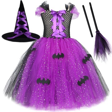 STRÓJ WIEDŹMA CZAROWNICA WRÓŻKA NA HALLOWEEN