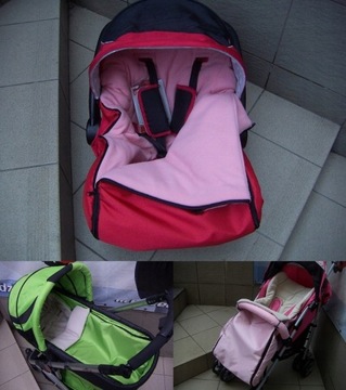 ПОЛЬСКИЕ САНКИ + СПИНКА + ПУШЕР (длина 105 см) + СПАЛЬНЫЙ МЕШОК + ПОДНОЖКИ