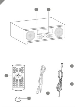 СИСТЕМА CD-ПЛЕЕР USB Bluetooth ДОМАШНЕЕ РАДИО МИНИ MP3 СИСТЕМА РЕТРО