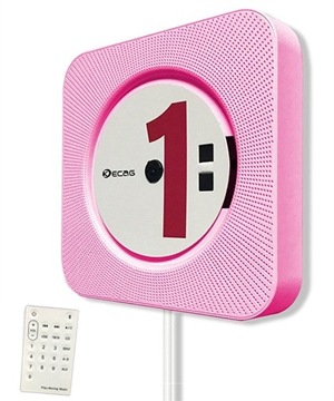 Портативный проигрыватель компакт-дисков FM-радио Bluetooth Hi-Fi