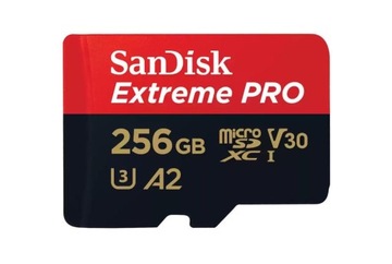 SanDisk Karta Extreme Pro microSDXC 256GB 200/140