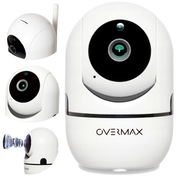 KAMERA IP OBROTOWA WEWNĘTRZNA MONITORING HD WI-FI 1080p MIKROFON Overmax