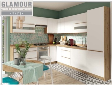 Кухня GLAMOUR 1 МДФ зеленый ДИЗАЙН СДЕЛАНО НА ЗАМЕР
