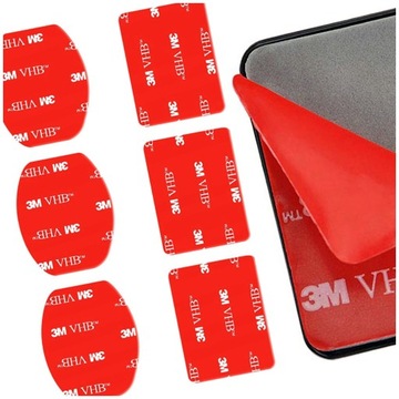 6x NAKLEJKA GoPro SJCAM YI przylepce taśma 3M VHB