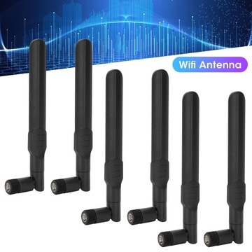 6шт плоская антенна Wi-Fi 3CMJT RPSMA