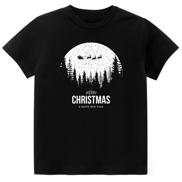 Koszulka świąteczna męska T-SHIRT MERRY CHRISTMAS ŚWIĘTA MIKOŁAJA XL