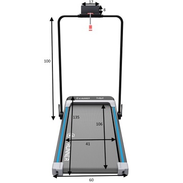 G -Runner 460 Электрическая беговая дорожка складывается под функцией пешеходной панели -2