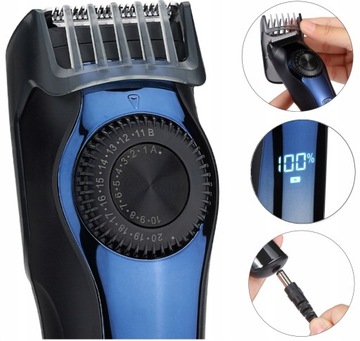 Триммер для бороды, косметическая кисть, масло, большой набор, расческа, ножницы