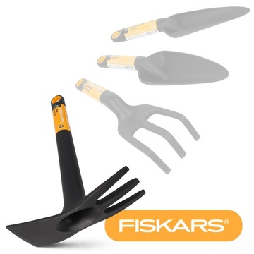 Motyczka Ogrodowa 2w1 Pazurki Grabki Fiskars Solid Do Ziemi Ogrodu Gleby