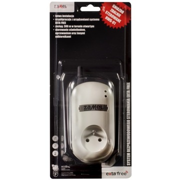 РОЗЕТКА С ДИСТАНЦИОННЫМ УПРАВЛЕНИЕМ RWG-01 EXTA FREE ZAMEL