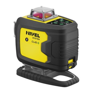 LASER KRZYŻOWY ZIELONY 4X360 NIVEL SYSTEM CL4D-G + TYCZKA ZESTAW