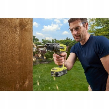 RYOBI WIERTARKA WKRETARKA 18V +4Ah +2Ah +ODKURACZ
