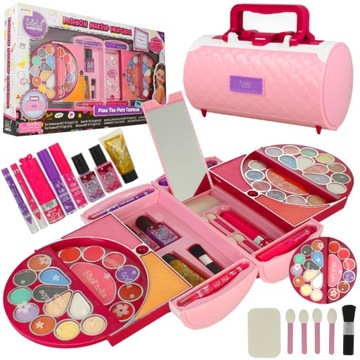 МЕГА БОЛЬШОЙ НАБОР РАСКРАСОК ПАЛИТРА КОСМЕТИКА МАКИЯЖ ДЛЯ ДЕТЕЙ 54 ШТ.