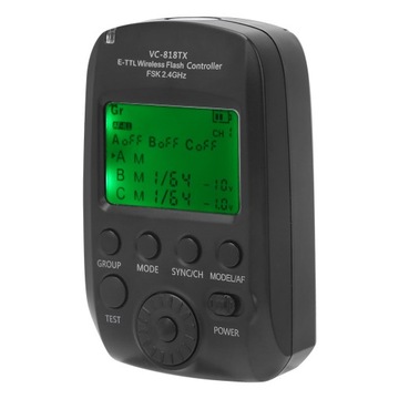 VISICO VC-818TX E TTL Wyzwalacz lampy