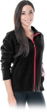 BLUZA ROBOCZA POLAR DAMSKA CZARNA PROTEGO B XXL