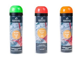 Флуоресцентная краска SOPPEC FLUO T.P. красный