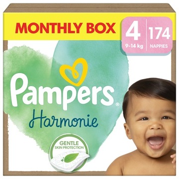 Pampers Harmonie Rozmiar 4 174 szt. Pieluszki