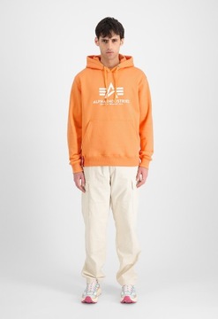 Mikina Alpha Industries Basic Hoody tangerine L