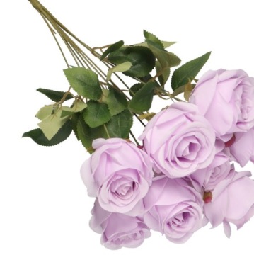 ИСКУССТВЕННЫЕ ЦВЕТЫ РОЗЫ БУКЕТ РОЗ 50СМ