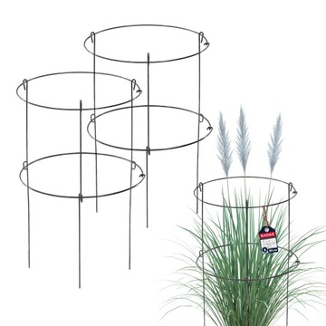 2x PODPORA DO ROŚLIN KWIATÓW 90cm OBEJMA
