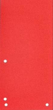 PRZEKŁADKI KARTONOWE DONAU 1/3 A4 100SZT CZERWONE