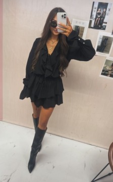 LA MILLA SET LAMILLA РУБАШКА ПЛЮС ШОРТЫ ЧЕРНЫЙ M