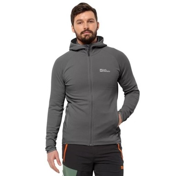 Bluza Jack Wolfskin Baiselberg Hooded FZ M 1710541-6945