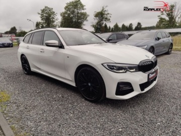 BMW Seria 3 G20-G21 Touring 2.0 320d 190KM 2021 BMW Seria 3 M-Sport XDrive 2.0 MHEV 190KM Salon Polska Faktura Vat 23 Gwar, zdjęcie 3