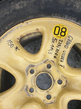 KOLO DOJEZDOVÉ DOJEZDOVDOJEZDOVÉ 5X114,3 225/70/R16 SUZUKI GRAND VITARA II