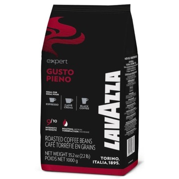 Кофе Lavazza GUSTO PIENO EXPERT в зернах 1кг