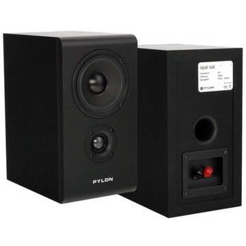 КНИЖНЫЕ ДИНАМИКИ PYLON AUDIO OPAL SAT, ЧЕРНЫЕ КНИЖНЫЕ