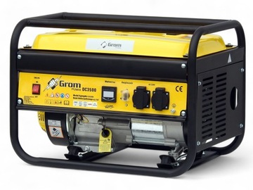 ЭЛЕКТРОГЕНЕРАТОР Электрогенератор 5200Вт GROM POLSKA BRAND +масло, AVR+