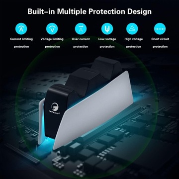 ДОК-СТАНЦИЯ ДЛЯ ЗАРЯДКИ ДЛЯ СТАЦИОНАРНЫХ ПОДСТАВОК ДЛЯ PS5 DUALSENSE PADS