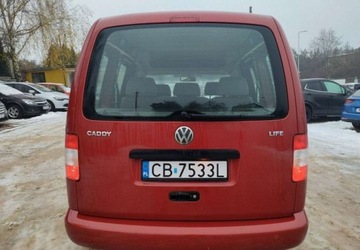 Volkswagen Caddy III Kombi 1.9 TDI 75KM 2007 Volkswagen Caddy Life Osobowy Klimatyzacja 2 kpl. Kol Okazja 1.9 Diesel, zdjęcie 2
