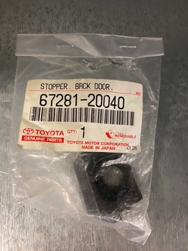 OGRANICZNIK TYLNEJ KLAPY TOYOTA 67281-20040