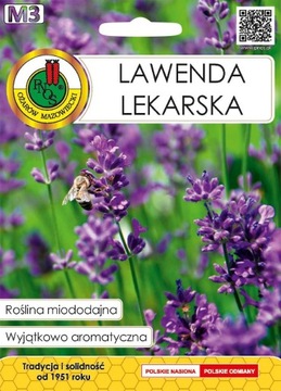 Nasiona LAWENDA LEKARSKA 2g miododajna NASIONA LAWENDA LEKARSKA 1G